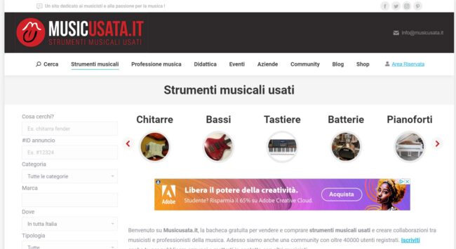 Nuova veste grafica Musicusata.it