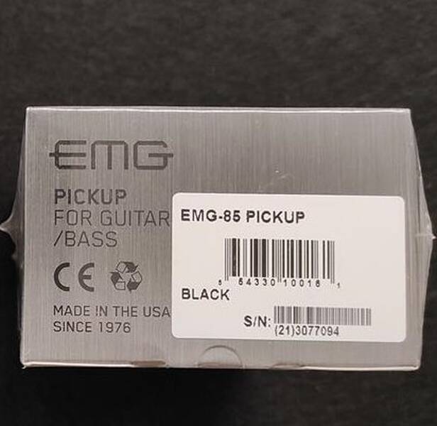 pickup humbucker emg 85 black nuovo