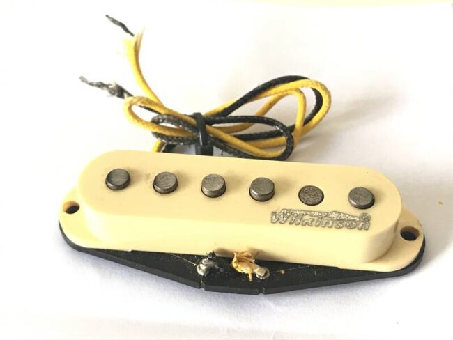 wilkinson wvsb vintage 60's style single coil bridge pickup cream