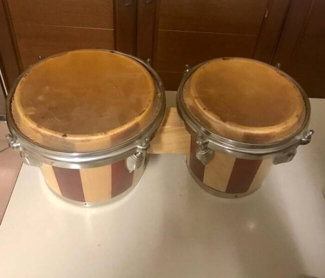 bongo in legno percussioni