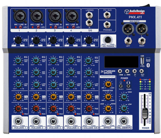 mixer audiodesign pro pmx 411