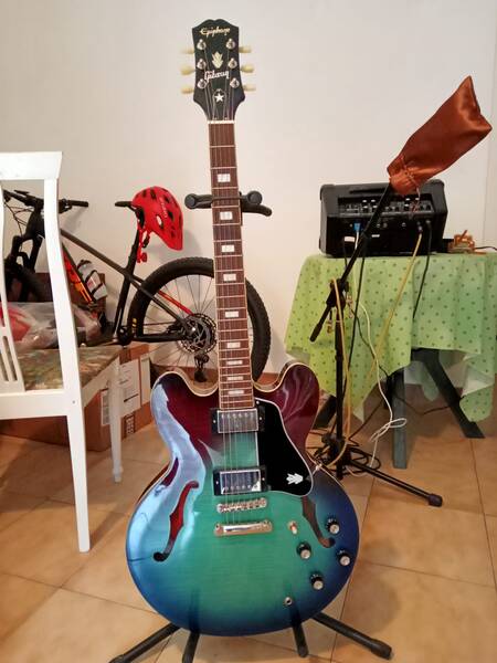 chitarra gibson epiphone semiacustica