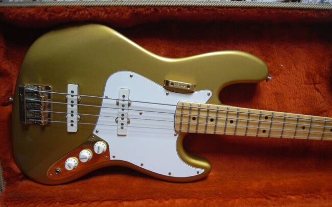 fender jazzbass serie gold 1981/'82 made in usa