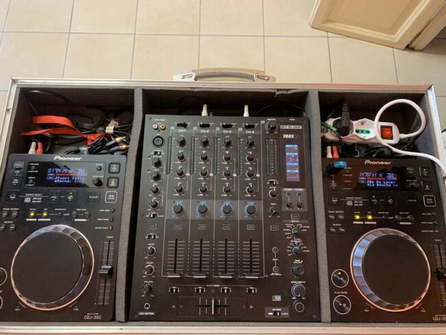 consolle dj completa cdj 350 + mixer reloop rmx60