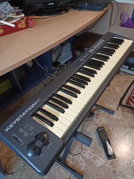 tastiera midi m-audio keystation 61