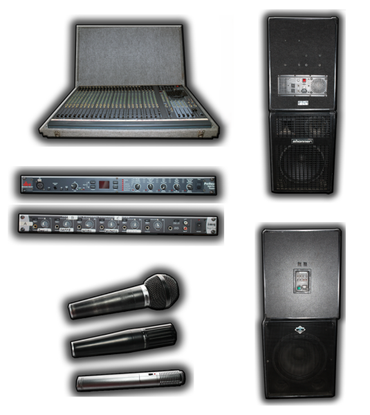 impianto audio professionale completo