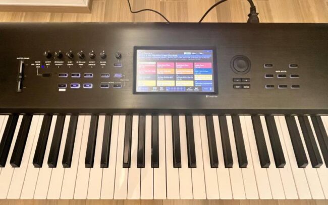 korg nautilus 88 piano tastiera + trolley korg