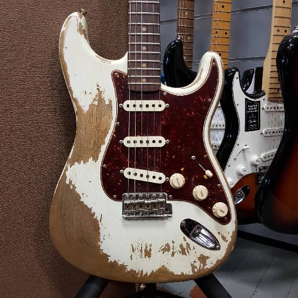 fender - custom shop ltd 62 stratocaster super heavy relic-aow - spedizione gratis