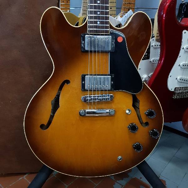 gibson - es 335 1987 tim shaw vintage sunburst - spedizione gratis