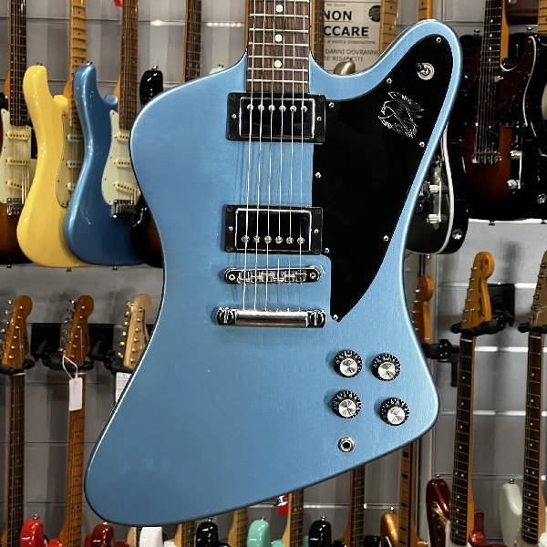 gibson - firebird studio pelham blue pickup 57 plus bridge + original neck - spedizione gratis