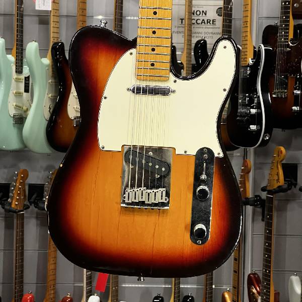 fender - american telecaster sunburst 1983 + seymor duncan stl 52 bridge pickup - spedizione gratis