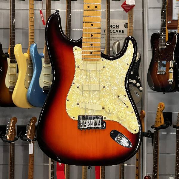 fender - american stratocaster plus deluxe lace sensor suburst 1994 - spedizione gratis