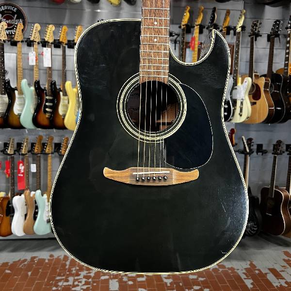 fender - la brea black acoustic dreadnought - spedizione gratis