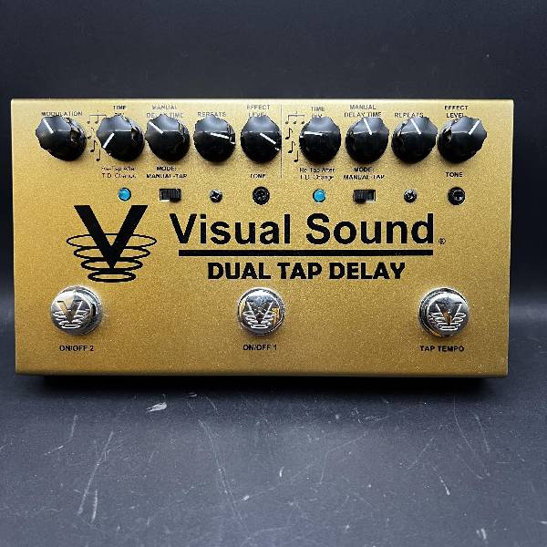 visual sound - dual tap delay - spedizione gratis