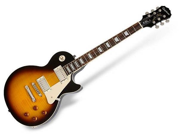 epiphone les paul standard plus top pro vintage sunburst (vs)