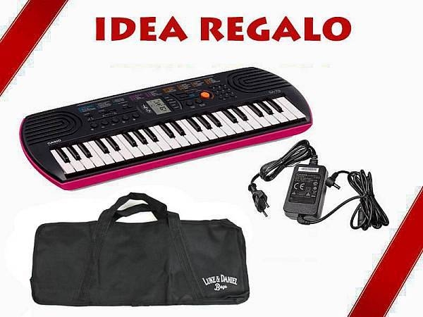 casio sa 78 - idea regalo tastiera per ragazzi con custodia e alimentatore