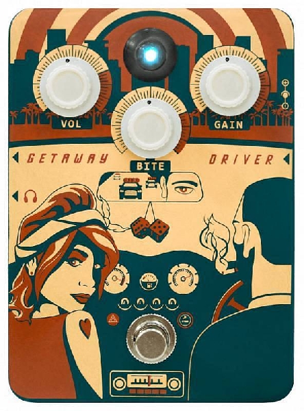 orange getaway driver - pedale overdrive con cabinet simulator