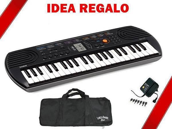 casio sa 77 - tastiera idea regalo con borsa e alimentatore