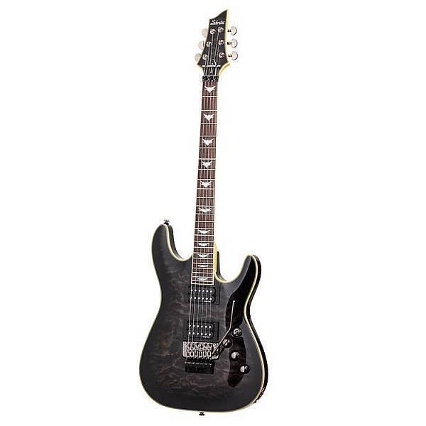 schecter omen extreme 6 fr stblk see-thru black