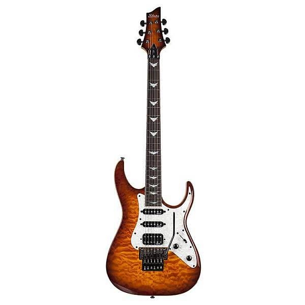 schecter banshee extreme 6 fr vsb vintage sunburst