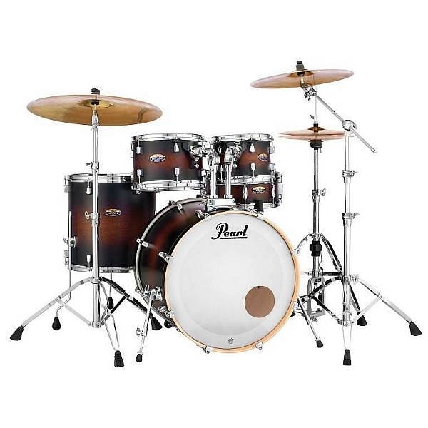 pearl decade maple dmp 925 s satin brown burst - set batteria acustica