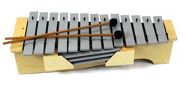 luke & daniel jb16g glockenspiel xilofono in metallo 13 note -