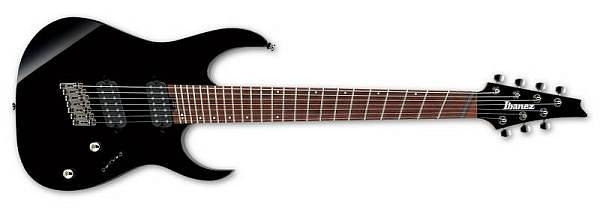 ibanez rgms7bk black