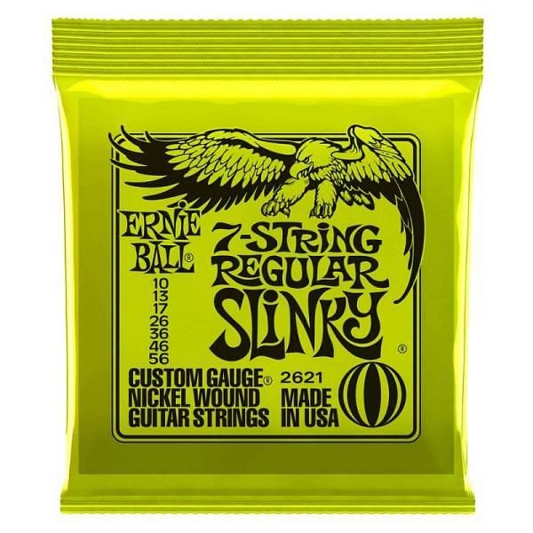 ernie ball 2621 nickel wound regular slinky 10-56