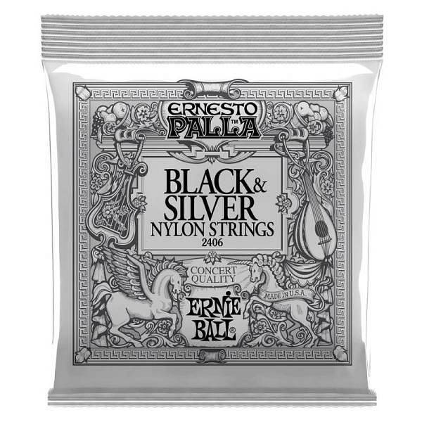 ernie ball 2406 ernesto palla black & silver