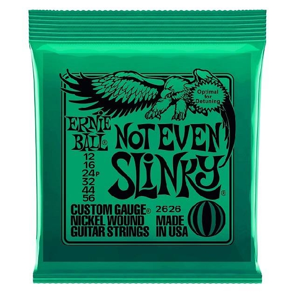 ernie ball 2626 nickel wound not even slinky 12-56 - muta di corde per chitarra elettrica