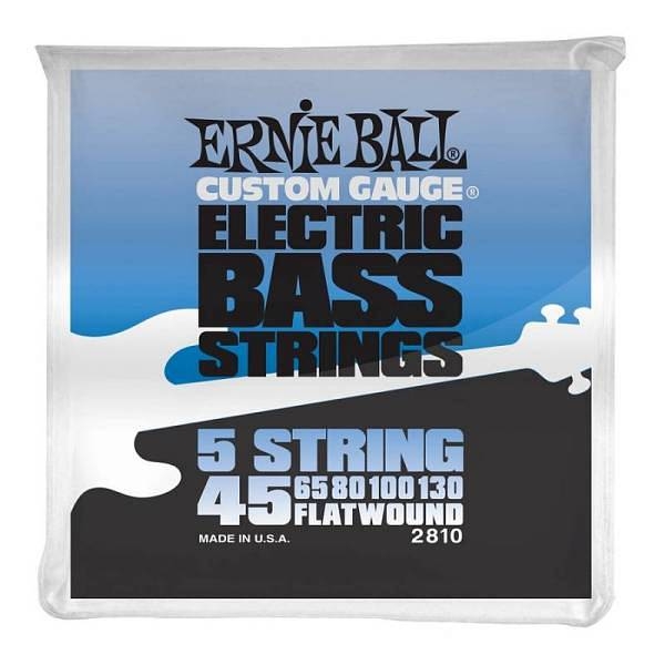 ernie ball 2810 flatwound 5 corde 45-130