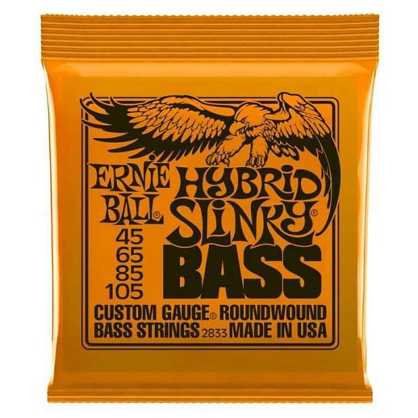 ernie ball 2833 nickel wound hybrid slinky 45-105