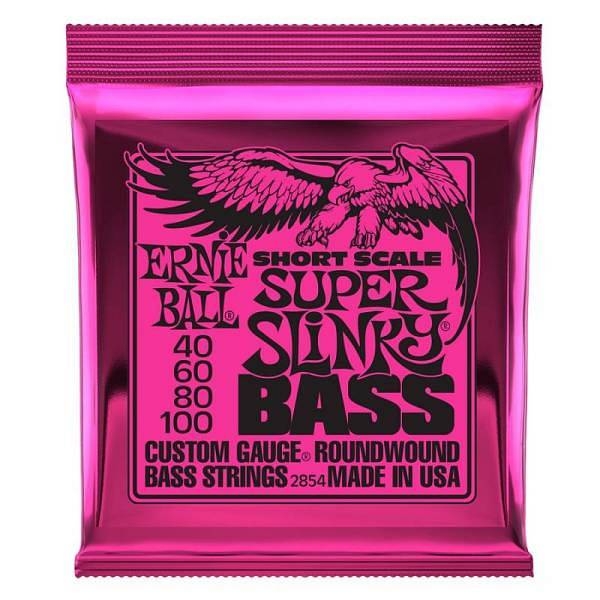 ernie ball 2854 nickel wound scala corta super slinky 40-100