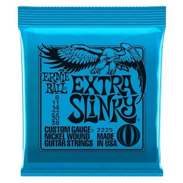 ernie ball 2225 nickel wound extra slinky 8-38