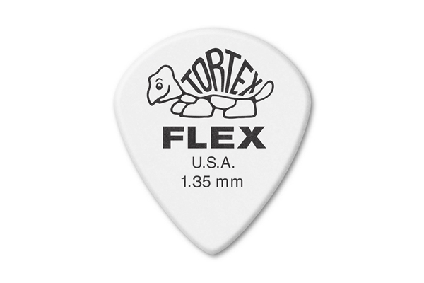 dunlop 466p135 tortex flex jazz iii xl 1.35 mm player's pack/12