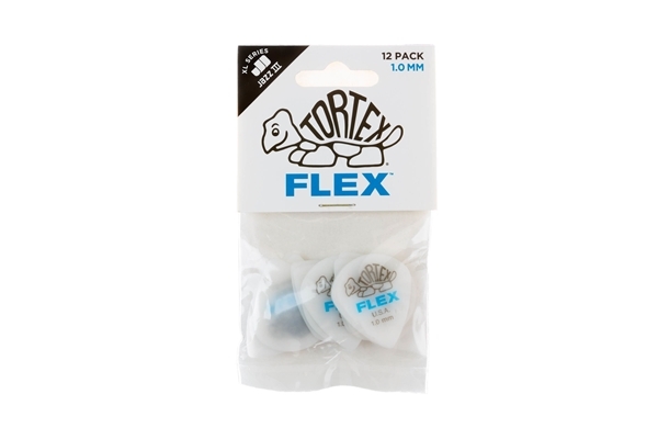 dunlop 466p100 tortex flex jazz iii xl 1.0 mm player's pack/12