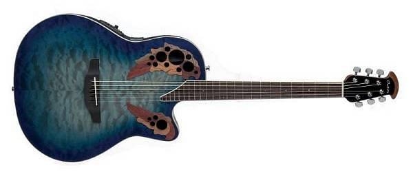 ovation ce 48 p-rg celebrity elite plus regal natural blue - chitarra acustica elettrificata