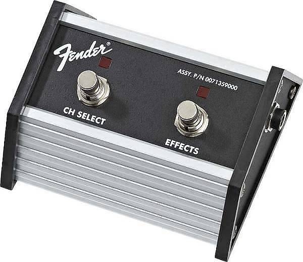 fender 2-button footswitch: channel select / effects on/off with 1/4 jack