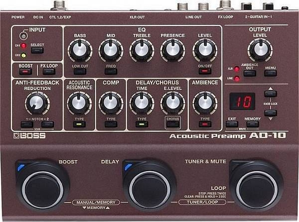 boss ad-10 acoustic preamp