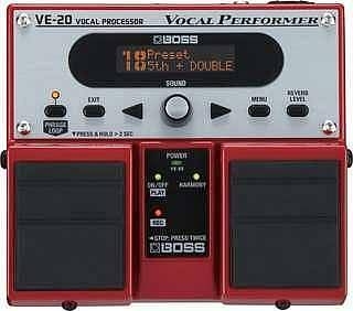 boss ve 20 vocal performer - pedaliera multieffetto per voce