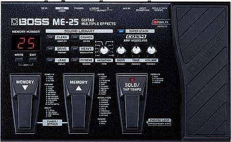 boss me 25 - pedaliera multieffetto