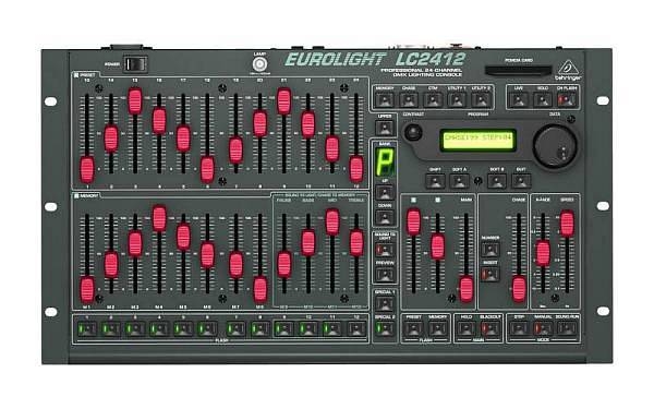 behringer lc 2412 mixer luci