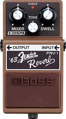 boss frv 1 fender reverb' 63 - pedale riverbero