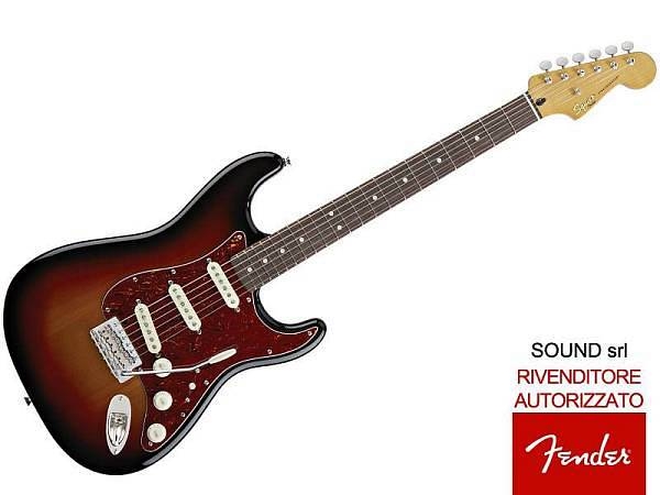 squier by fender classic vibe stratocaster ‘60s rw 3c sunburst