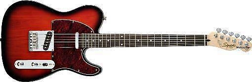 squier by fender standard telecaster lrl antique burst