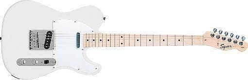 squier by fender affinity telecaster mn arctic white