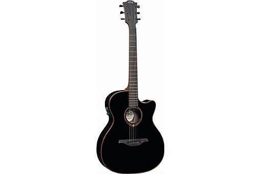 lag guitars t100ace black - chitarra acustica elettrificata