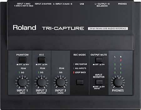 roland ua 33, tri-capture - scheda audio usb