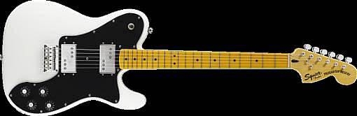 squier by fender vintage modified telecaster deluxe mn olympic white