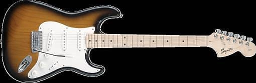 squier by fender affinity stratocaster mn 2 color sunburst